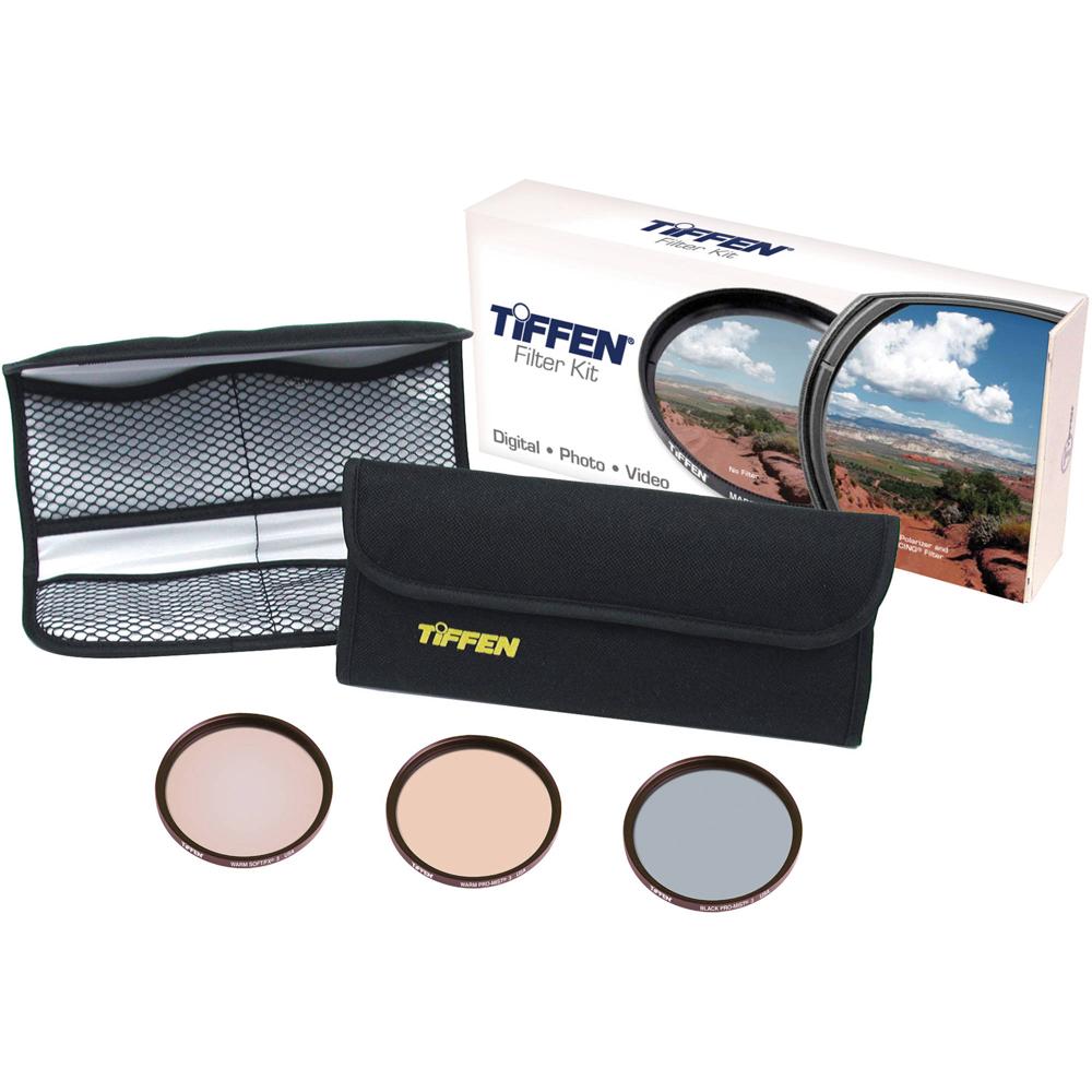 Tiffen Kit de Filtros para Bodas y Retratos de 72mm (Warm Soft F/X 3, Black Pro Mist 3, Warm Pro Mis