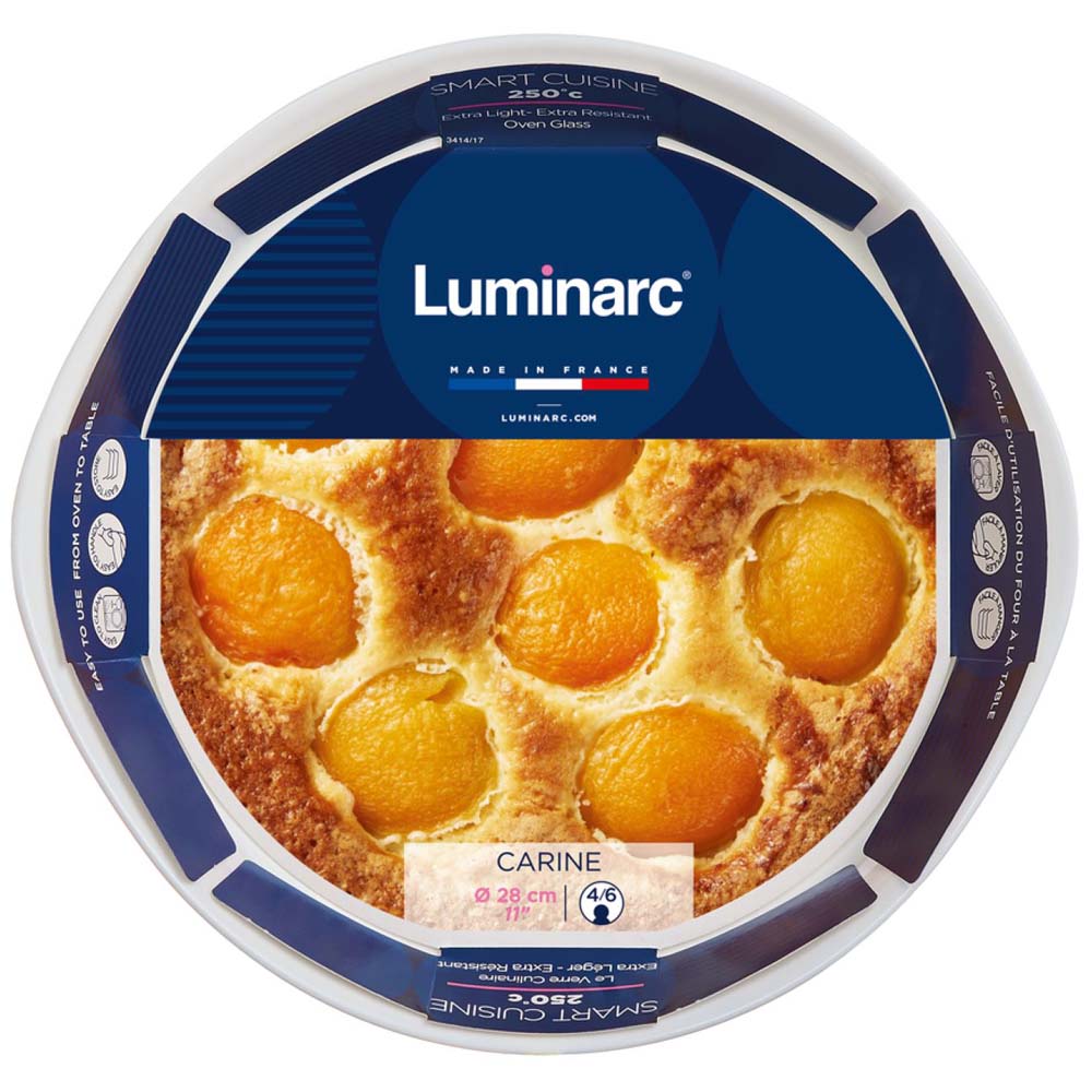 Fuente Redo para Horno LUMINARC 28cm Smart Cuisine