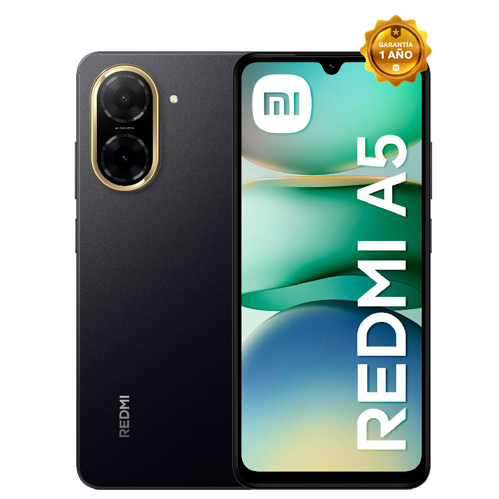 Smartphone XIAOMI Redmi A5 6.8" 3GB 64GB 32MP Midnight Black