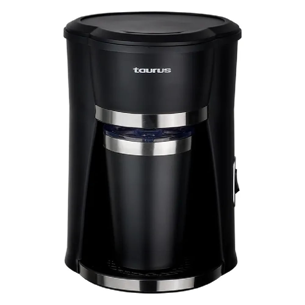 Cafetera Personal Coffee con Taza Térmica de Acero Inoxidable