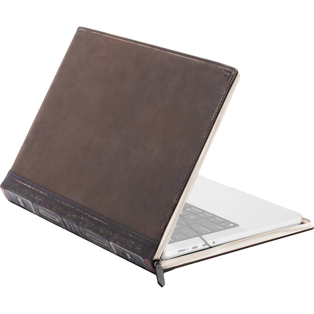 Funda Twelve South BookBook para MacBook Pro de 14" M1 - Cuero Exterior, Interior de Microfibra, Dob