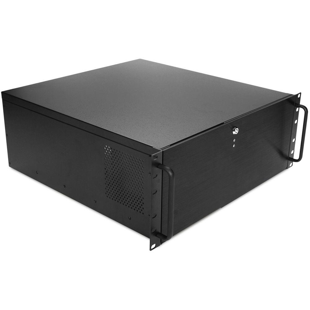 iStarUSA Chasis ATX Compacto DN-400 de 4 RU con 4 Bahías de 5.25" y Fuente de Poder Redundante de 40