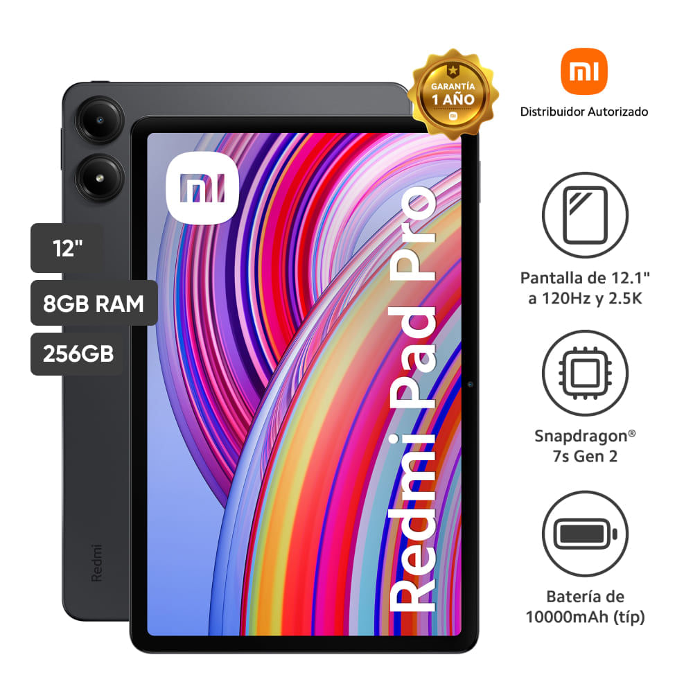 Tablet XIAOMI Redmi Pad PRO 12" 8GB 256GB Graphite Gray