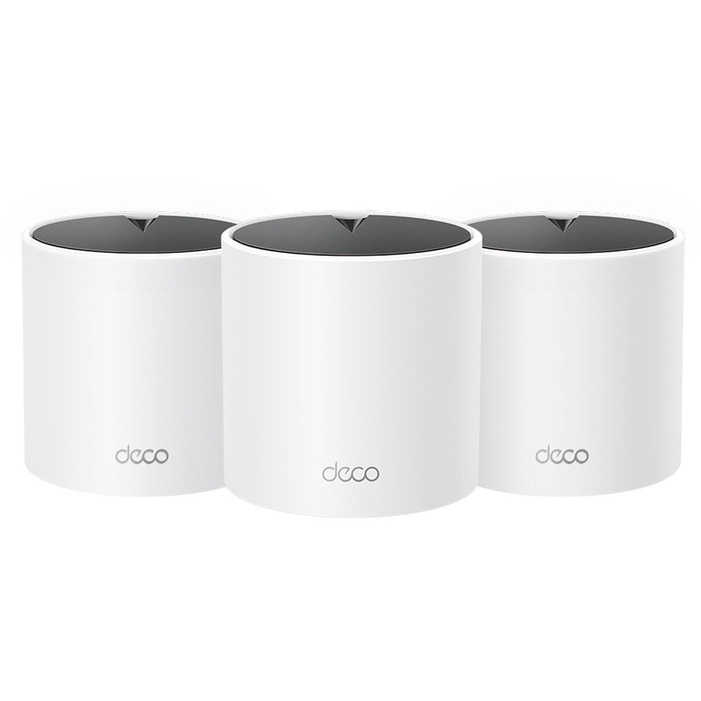 TP-Link Deco X15 AX1500 Sistema Mesh Wi-Fi Doble Banda Gigabit de 3 Piezas - Wi-Fi 6, Cobertura de h