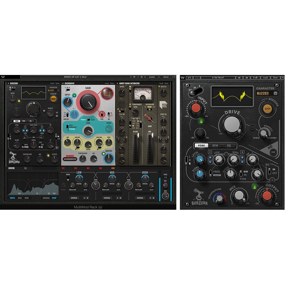 Waves MultiMod Rack + Bezerk FX Multibanda y Software de Distorsión (Descarga) - Incluye MultiMod Ra