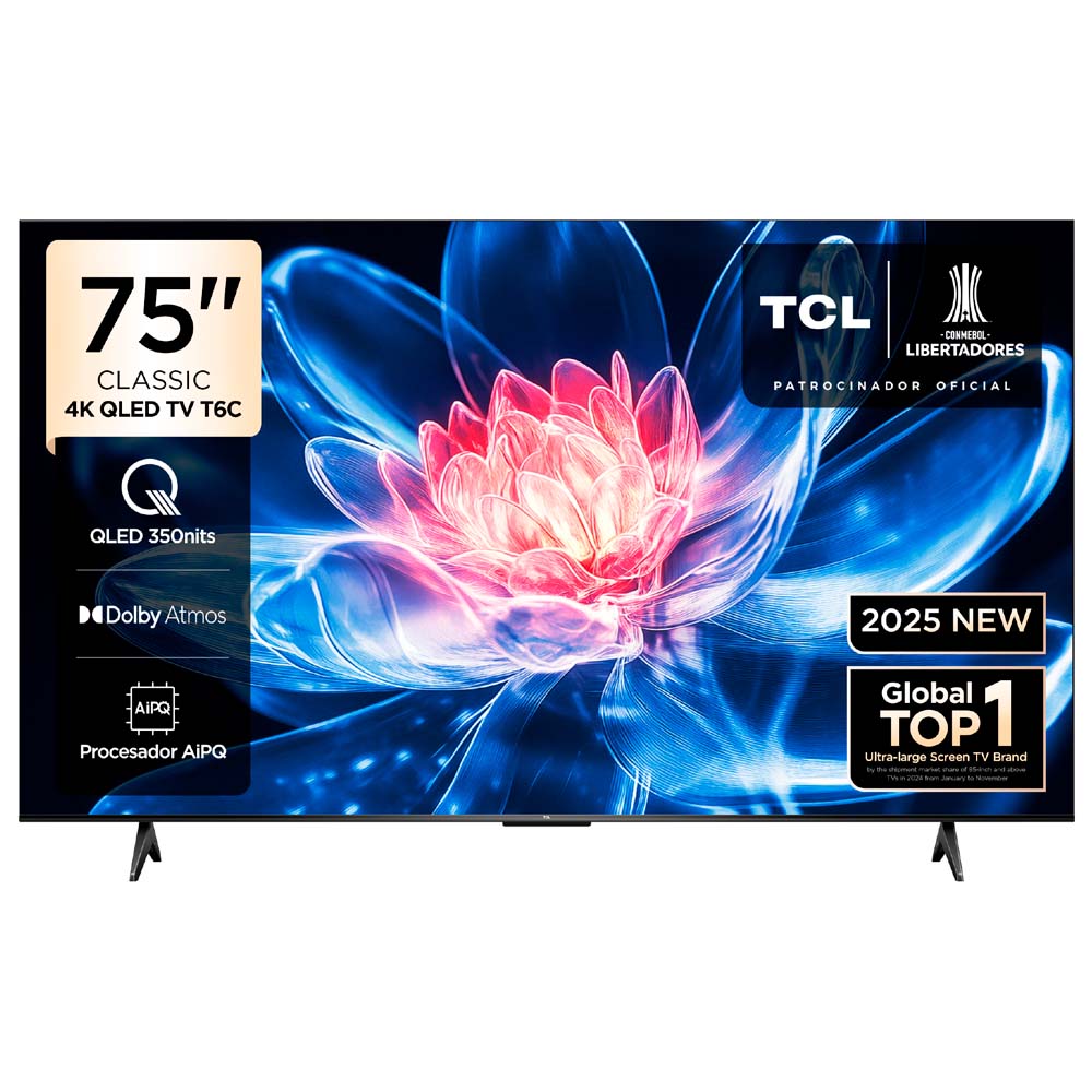 Televisor TCL QLED 75" UHD 4K Smart TV 75T6C