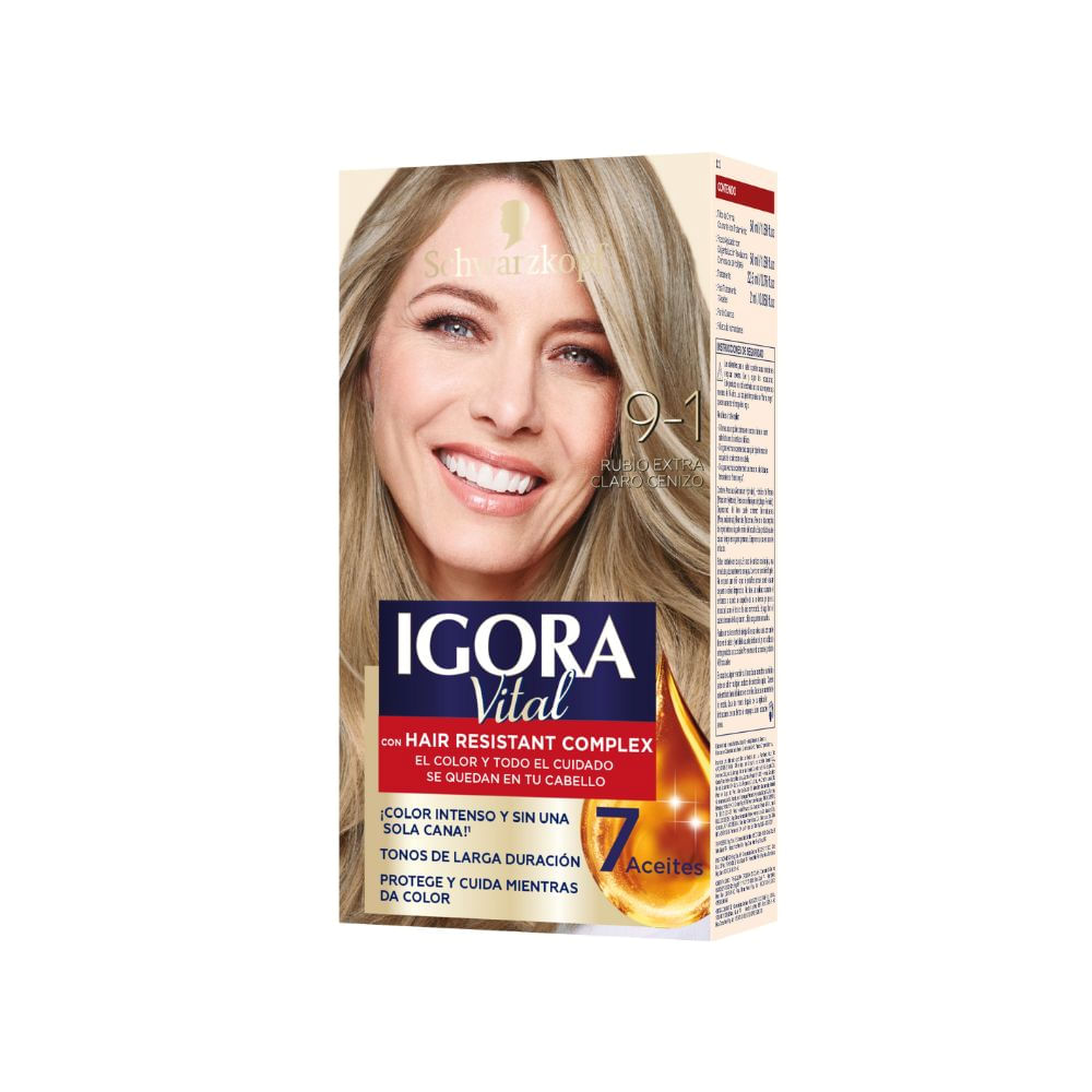 Tinte para Cabello IGORA Vital 6-34 Chocolate Dorado Caja 1un
