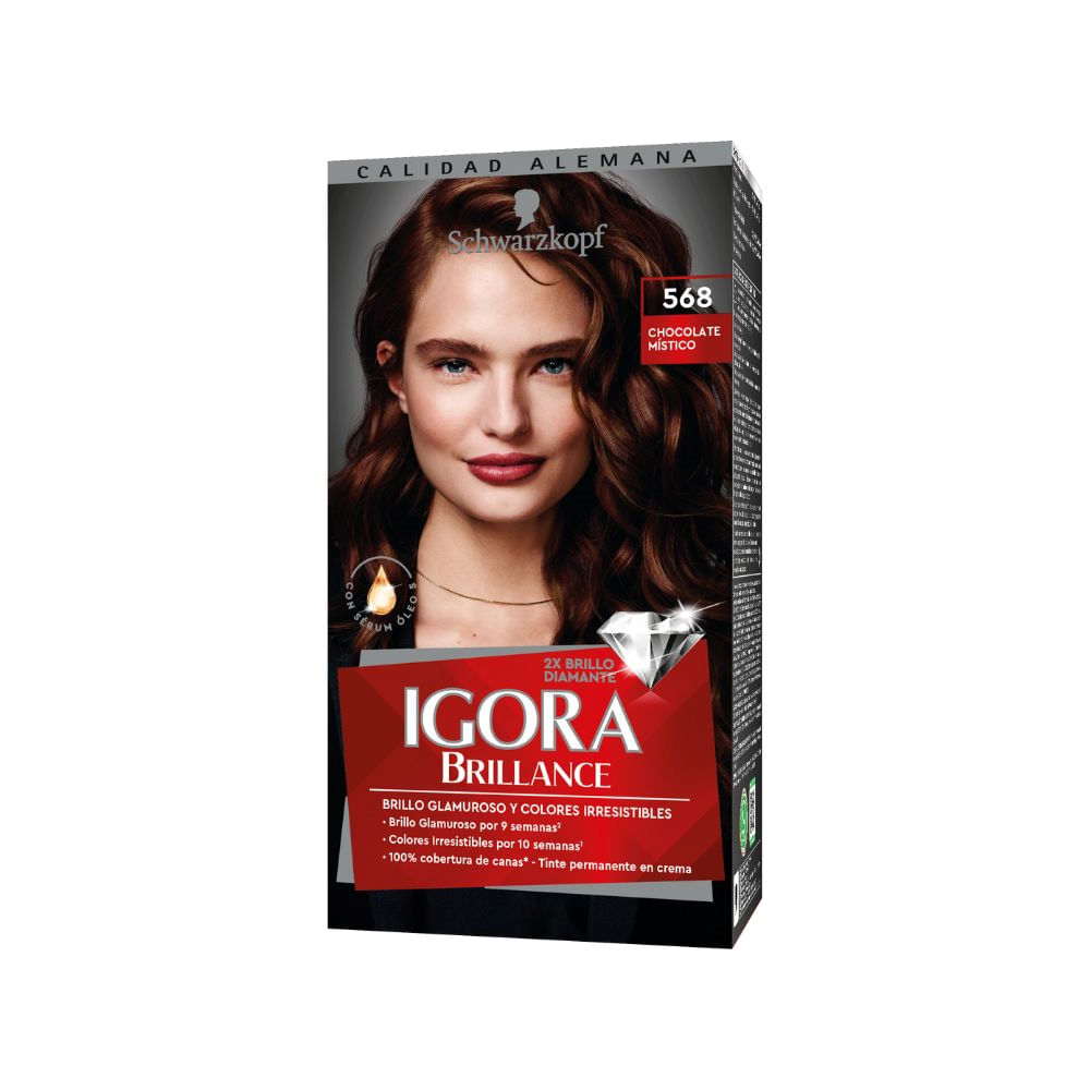 Tinte para Cabello IGORA Vital 8-0 Rubio Claro Caja 1un