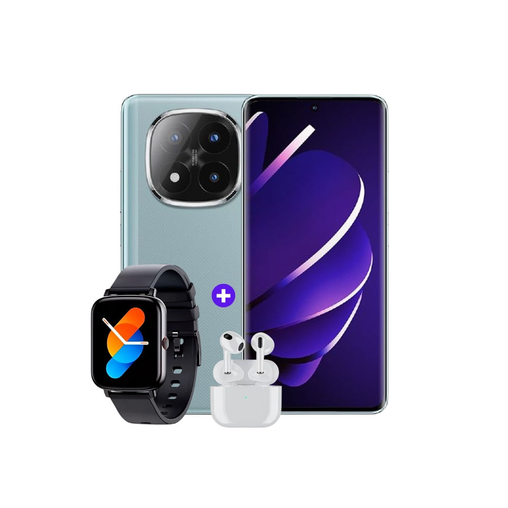 Xiaomi Redmi Note 14 Pro Plus 5g 512GB 12GB Azul océano + Smartwatch + Audifonos