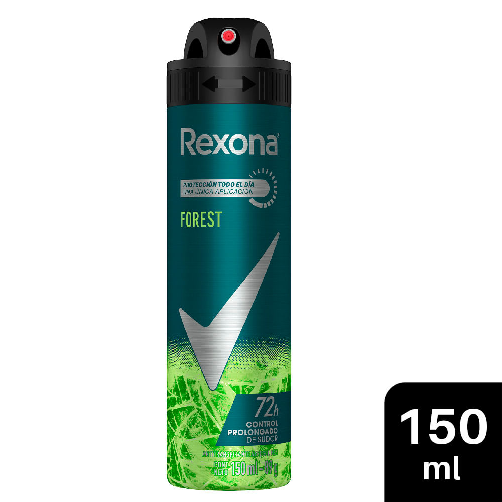 Desodorante para hombre en Aerosol REXONA Men Forest Frasco 150ml