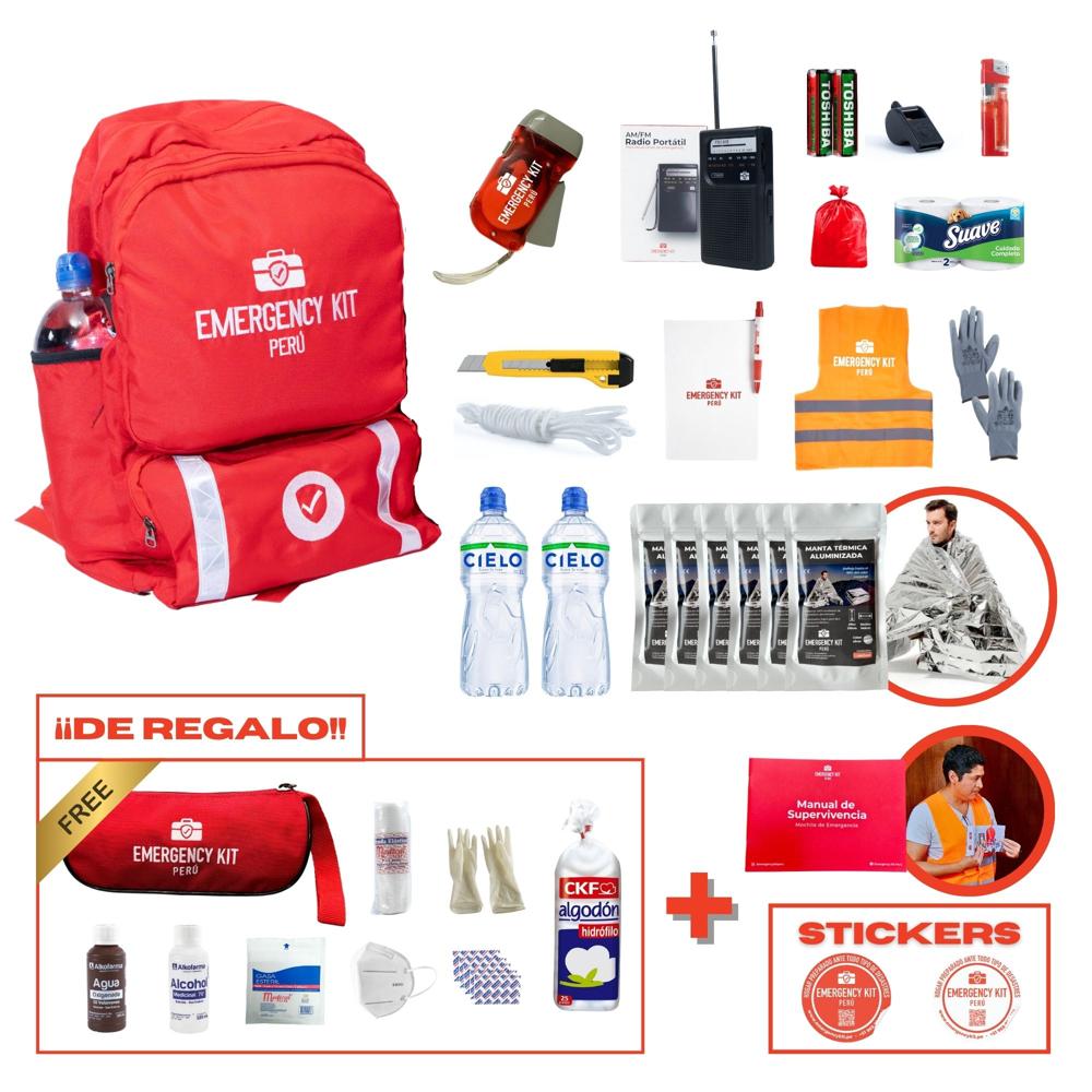 Mochila de emergencia FAMILIAR PLUS 5-6 personas