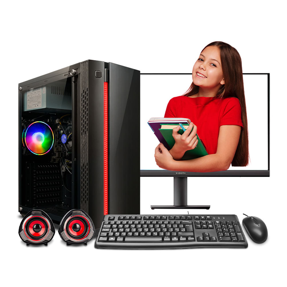 COMPUTADORA DE ESCRITORIO INTEL CORE I5 10400 16GB 1TB 22" IPS MI PC LISTA MIPCLISTA