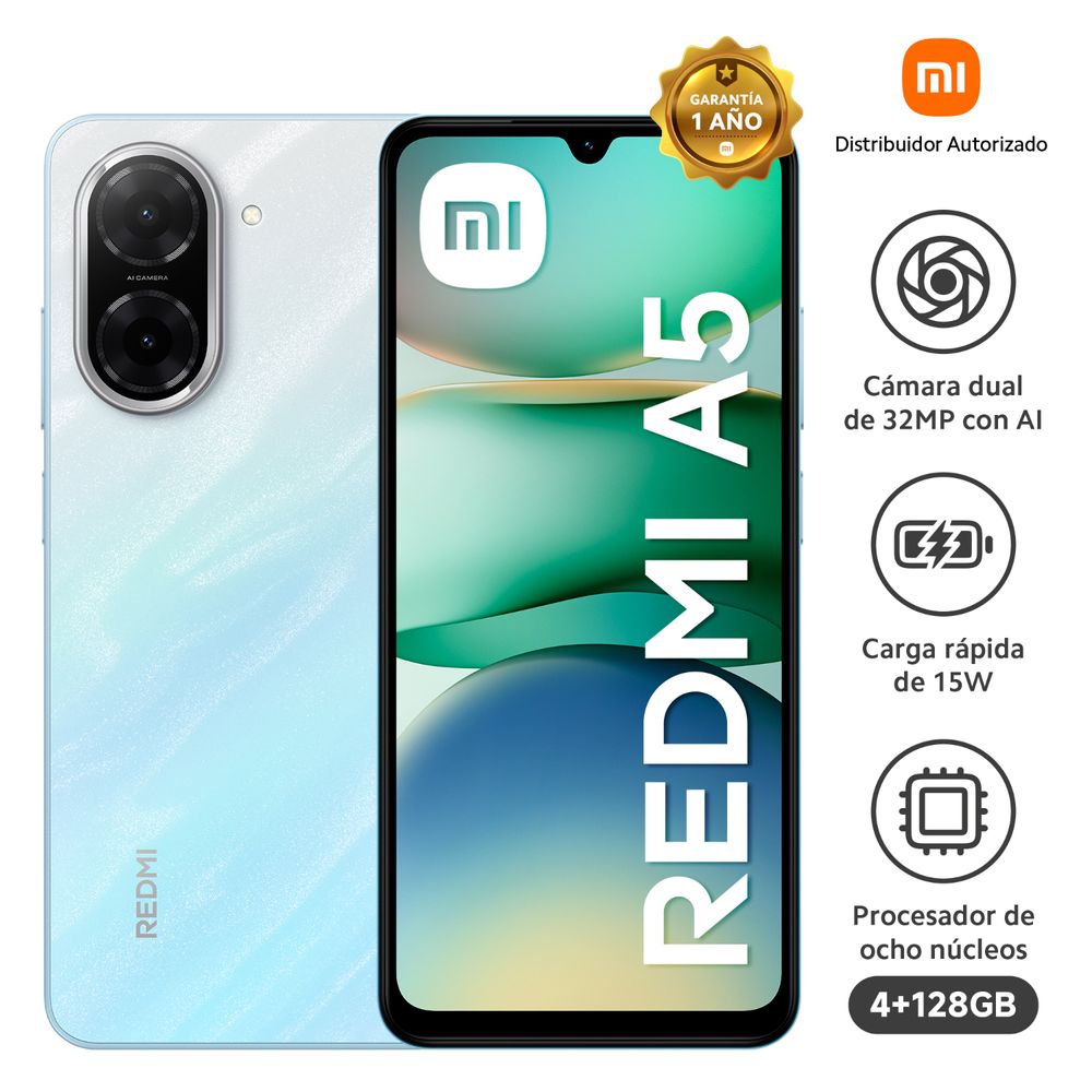 Celular Redmi A5 4GB RAM 128GB Ocean Blue