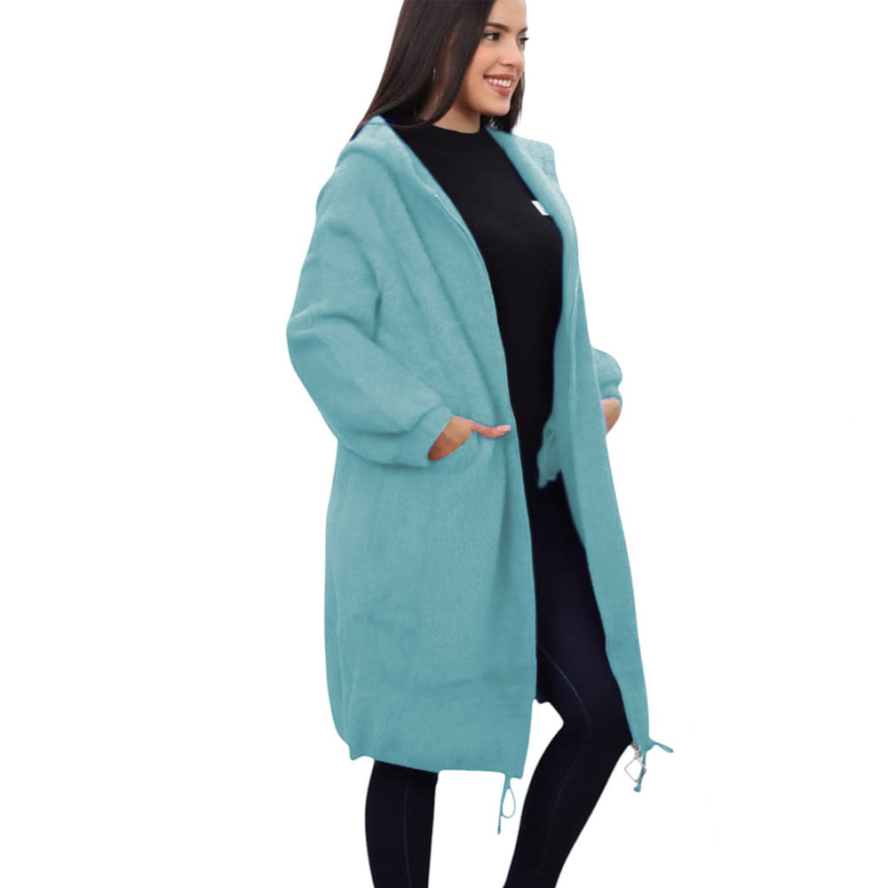 Abrigo Mujer Agua De Mar Import Jul-85 Verde