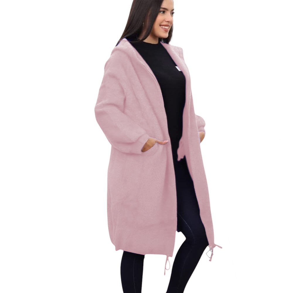 Abrigo Mujer Agua De Mar Import Jul-85 Rosado