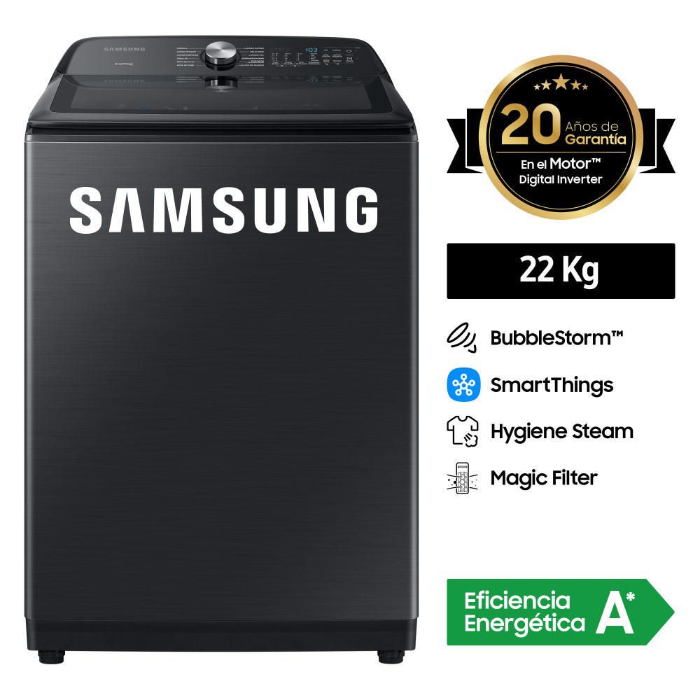 Lavadora Bubble Smart 22Kg WA22A8377GV/PE Negra