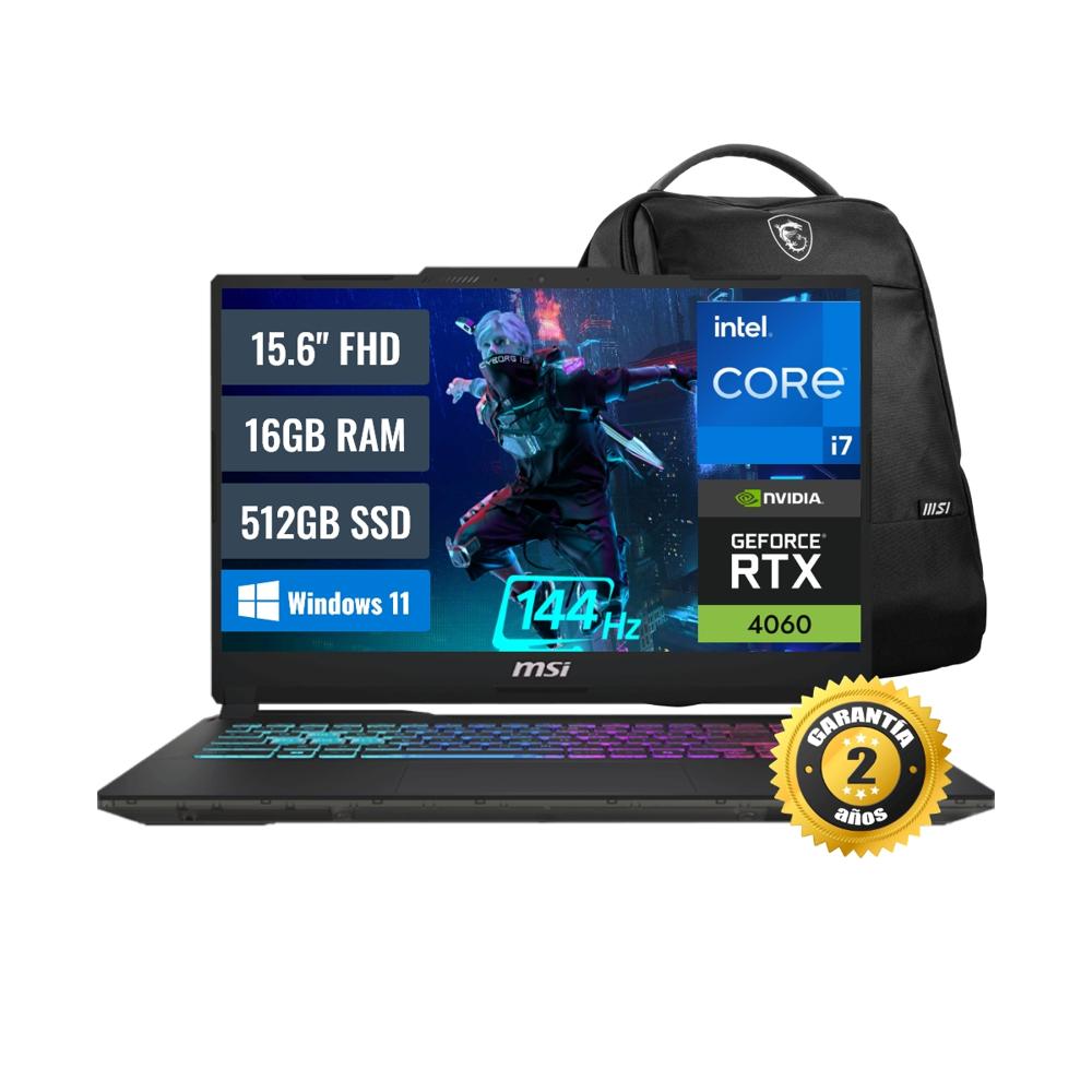 Laptop MSI Cyborg 15 A13VFK Intel Core i7 16GB RAM  512GB SSD 8GB RTX 4060 15.6 FHD 9S715K1111490