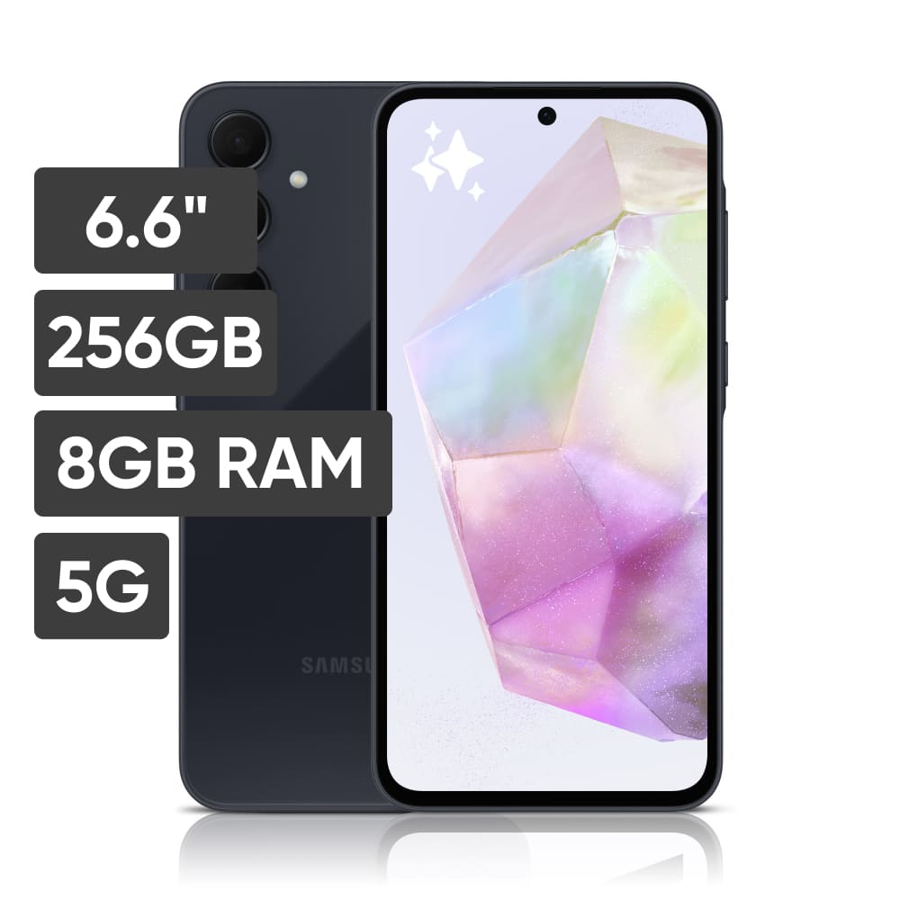 Smartphone SAMSUNG Galaxy A35 6.6" 8GB 256GB 50MP + 8MP + 5MP Negro