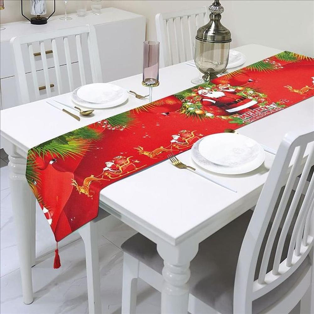 Camino de Mesa Navideño 33x180 cm PAPA NOEL Nº4