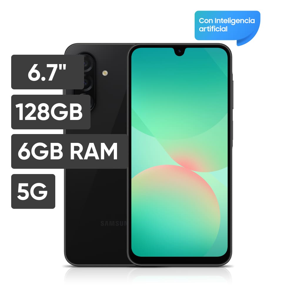 Smartphone SAMSUNG Galaxy A26 6.7" 6GB 128GB 13MP Negro