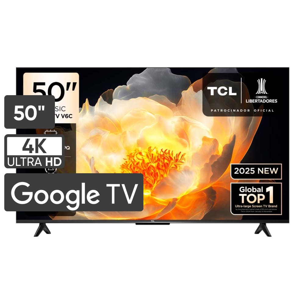 Televisor TCL LED 50" UHD 4K Smart TV 50C6V