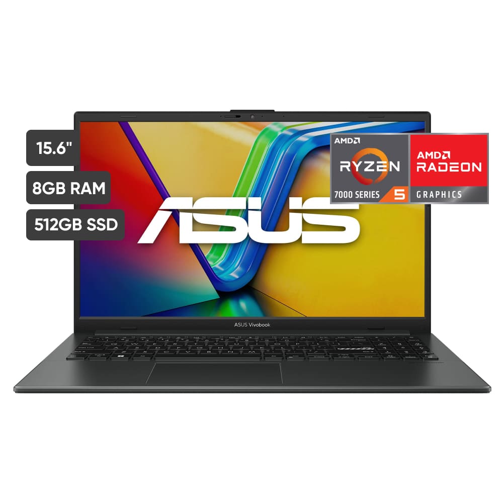 Laptop ASUS Vivobook Go 15 15.6" AMD Ryzen 5 7520U 8GB 512GB SSD
