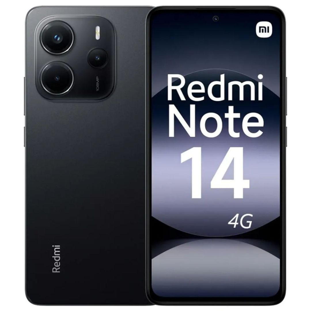 Celular Xiaomi Redmi Note 14 6GB RAM 128GB - Negro