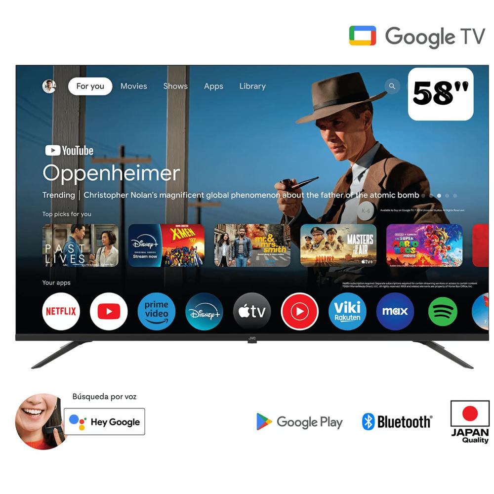 TELEVISOR JVC 58'' LT-58KM548 UHD 4K GOOGLE TV