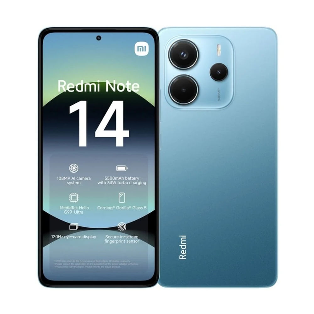 Xiaomi Redmi Note 14 6GB Ram 128GB Azul