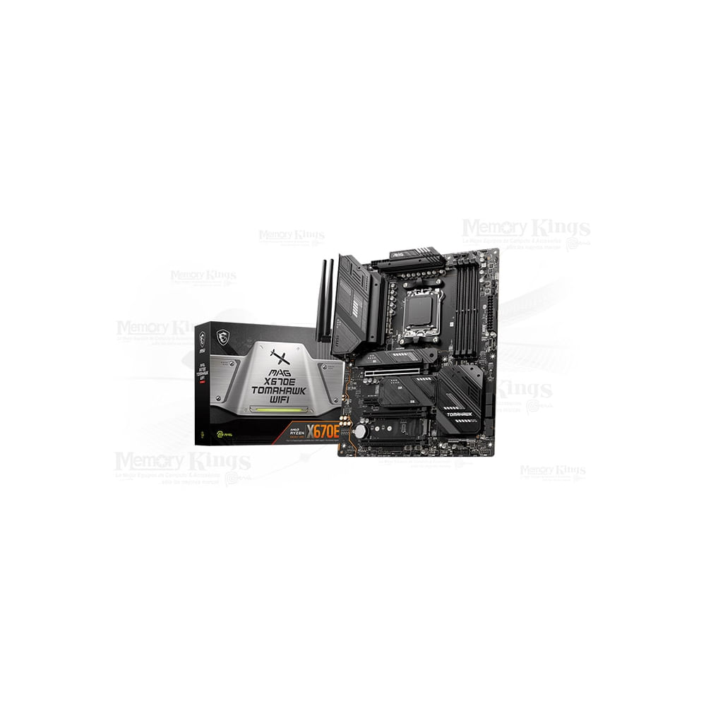 Motherboard Msi Mag X670E Tomahawk Wifi Atx Para Amd Am5 Con Chipset X670