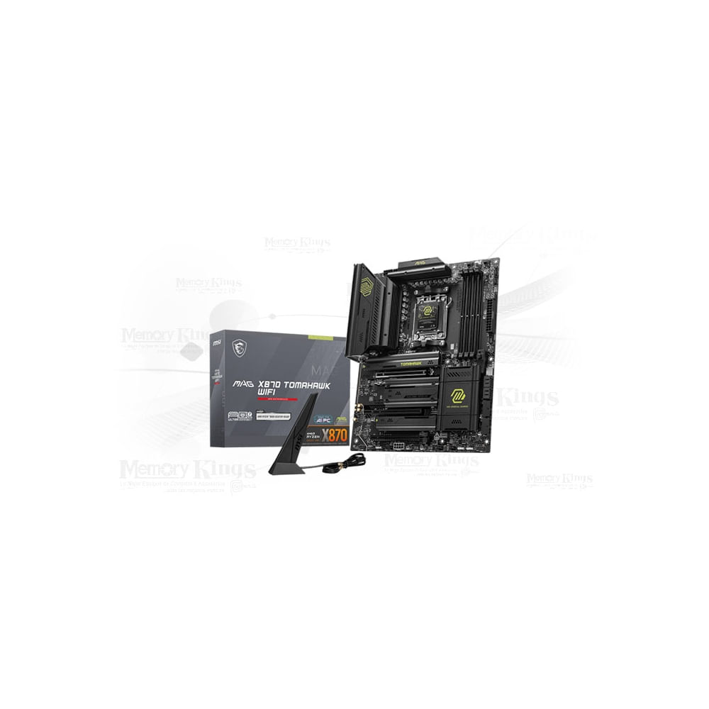 Msi Mag X870 Tomahawk Wifi Atx, Chipset Amd X870, Socket Am5, Ideal Para Gamers Y Creadores De Cont