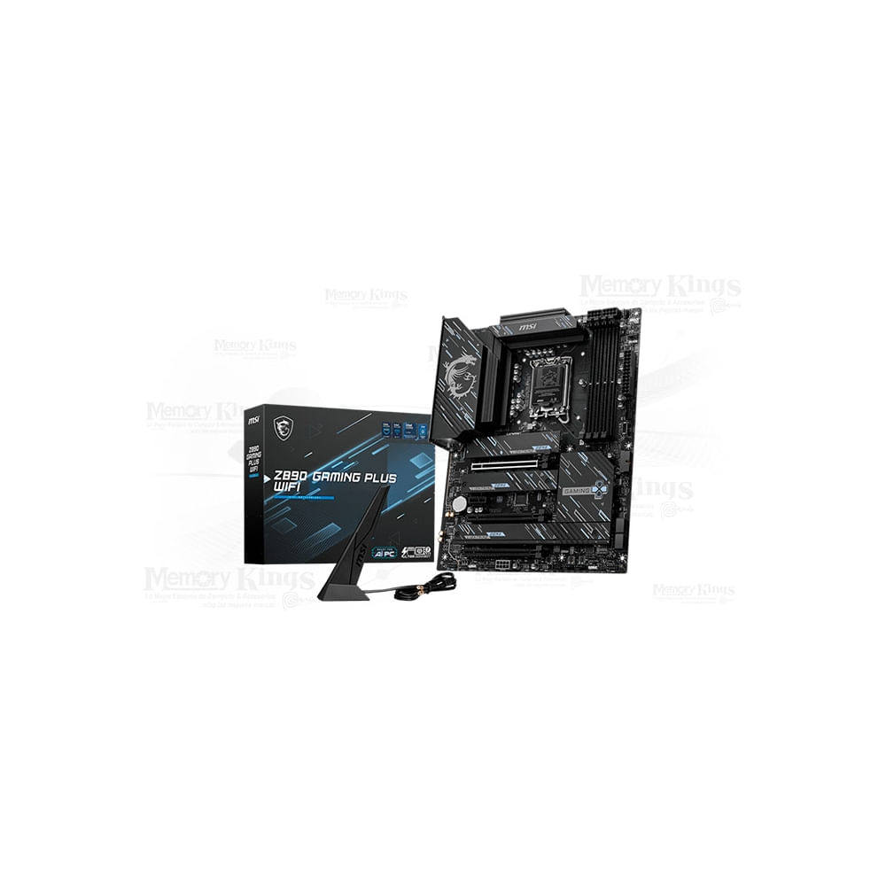 Placa Base Msi Z890 Gaming Plus Wifi Atx - Chipset Intel Z890, Lga 1851, Hdmi Y Dp Incluido