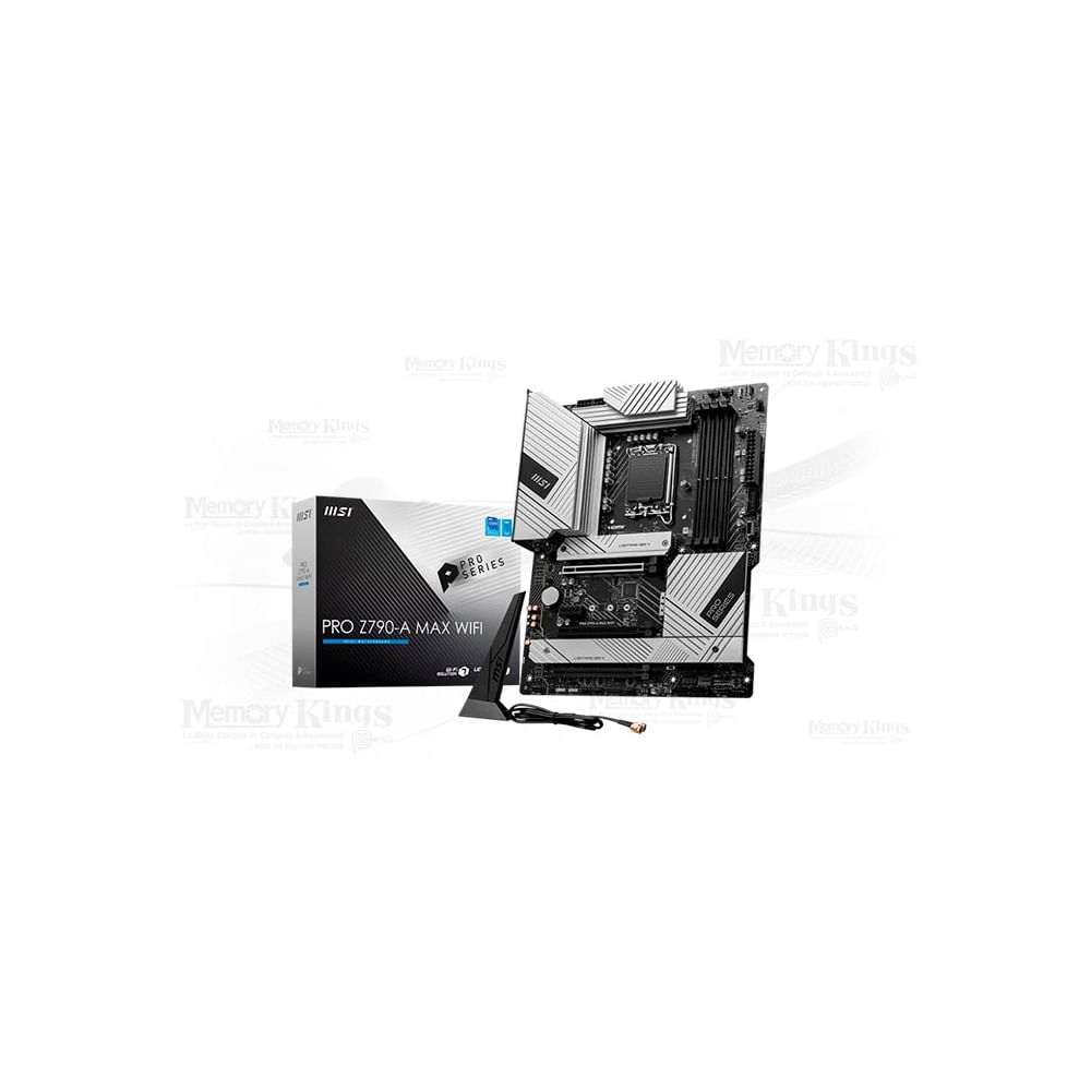 Placa Base Msi Pro Z790-A Max Wifi, Intel Z790, Lga1700, Hdmi, Dp, Atx, Alto Rendimiento