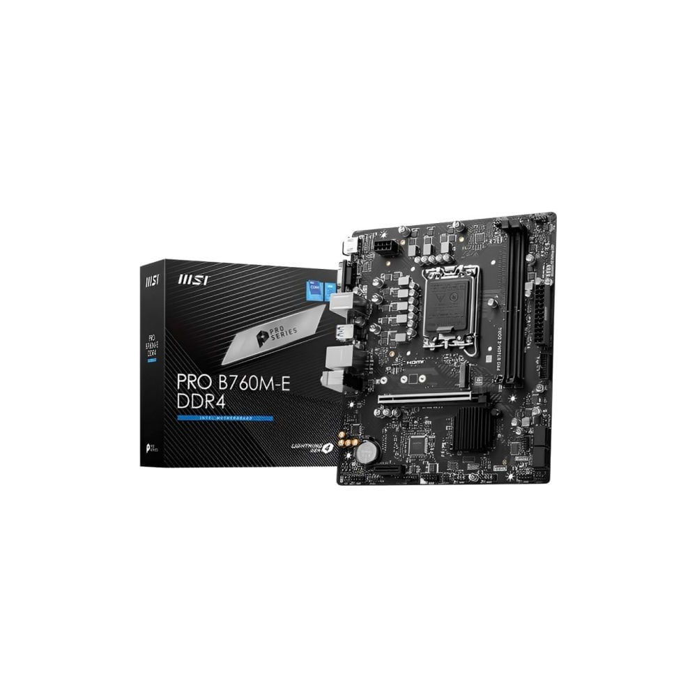 Msi B760M-E Motherboard Micro Atx - Rendimiento Óptimo, Soporte Para Intel Y Múltiples Conexiones