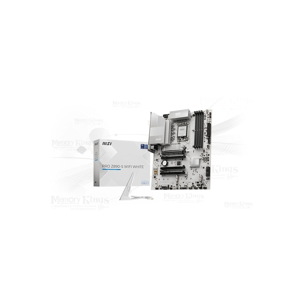 Placa Base Msi Pro Z890-S Wifi Blanca, Intel Z890, Lga 1851, Hdmi, Dp, Formato Atx