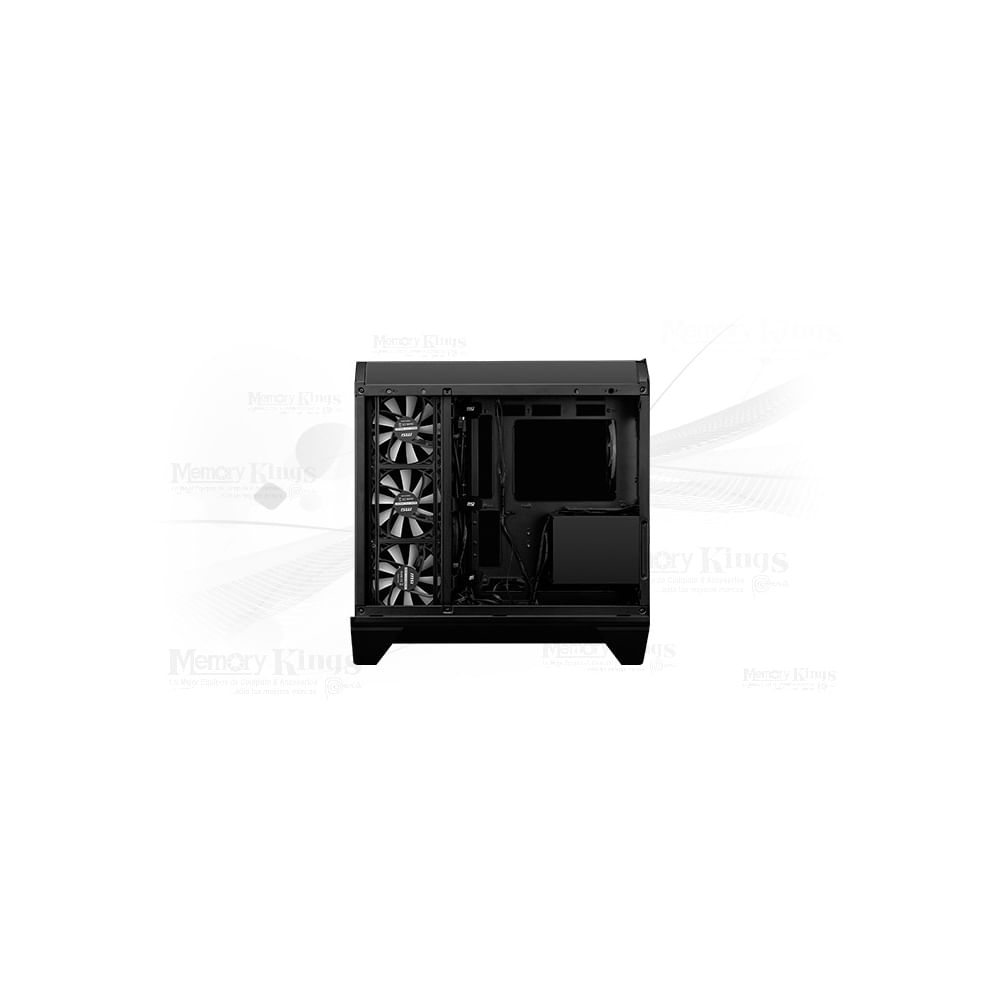 Caja Msi Mag Pano 120R Rgb Atx, Ventilación Optimizada, Panel De Vidrio Templado, Color Negro