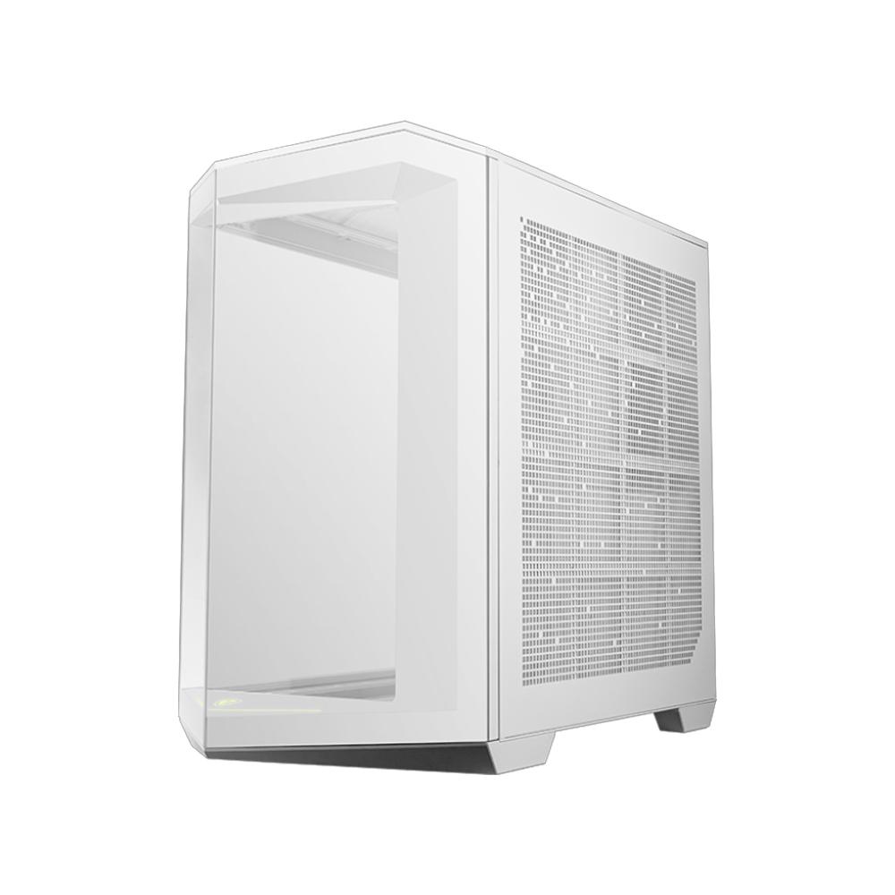Caja Msi Mag Pano 100R Blanca - Mid Tower Para Mini-Itx, Micro-Atx Y Atx, Diseño Moderno Y Espacios