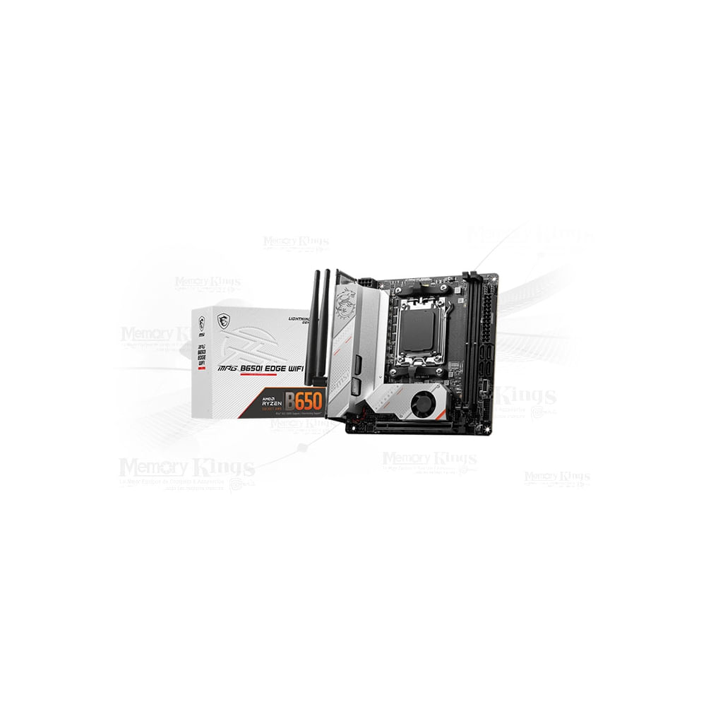 Motherboard Msi Mpg B650I Edge Wifi Mini-Itx Amd Am5 - Chipset B650, Conectividad Avanzada