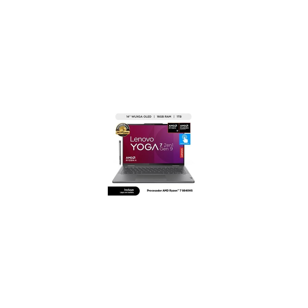AMD R7 8845HS Laptop 14" WUXGA, 16GB RAM, 1TB SSD, Radeon Graphics, Gr