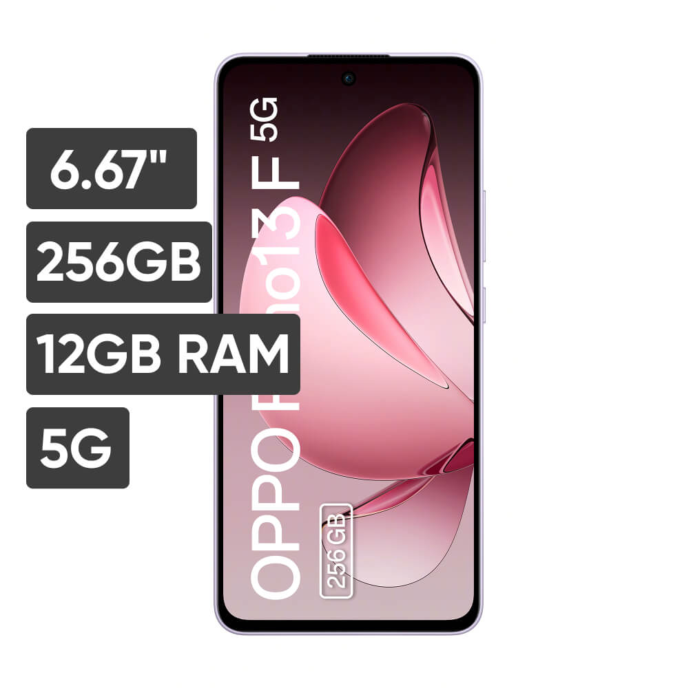 Smartphone OPPO Reno 13F 6.67" 12GB 256GB 50+8+2MP Morado