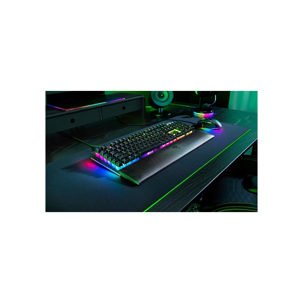 Teclado Gaming Razer BlackWidow V4 - Switches Mecánicos Green, Retroil