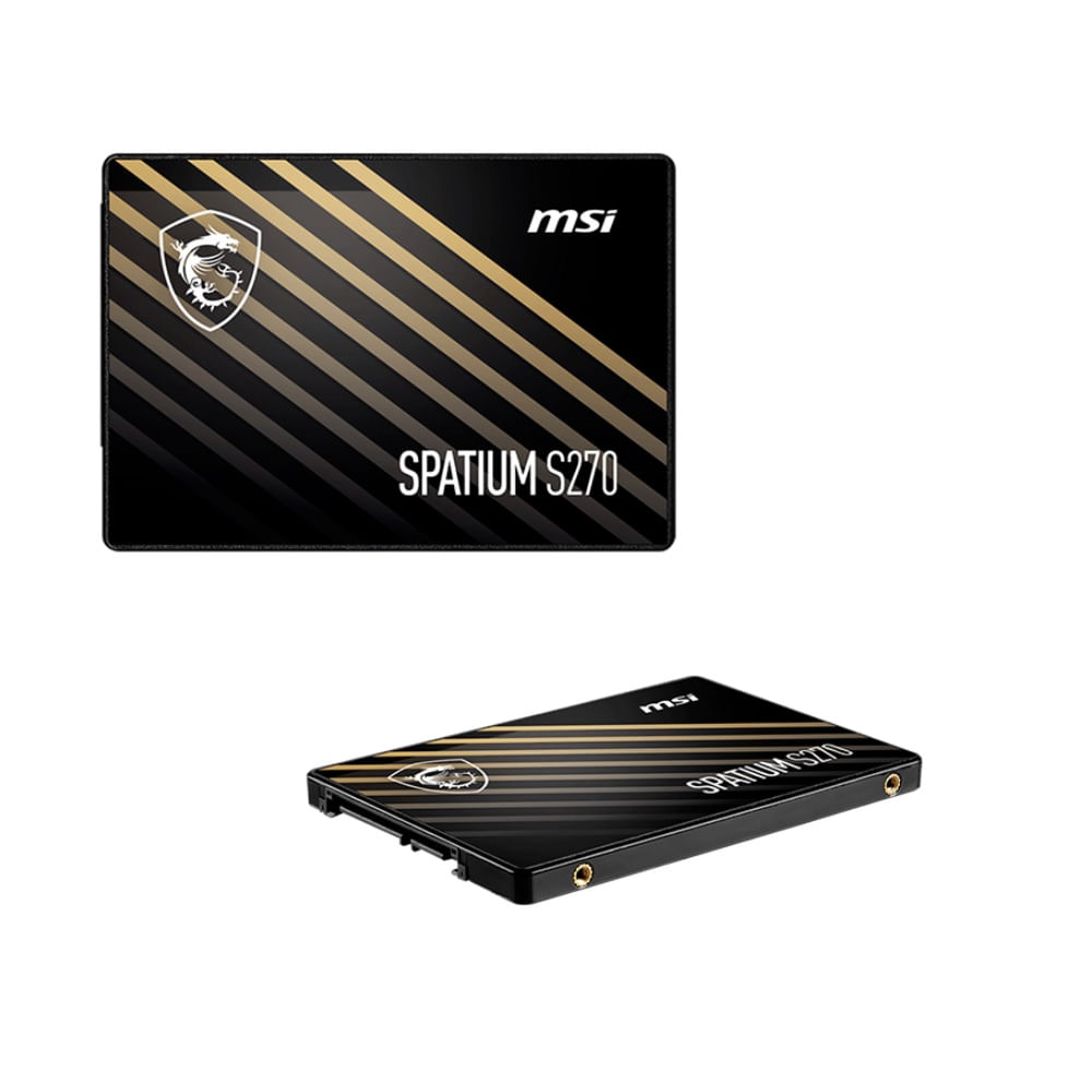 Disco SSD MSI SPATIUM S270 SATA 2.5 Pulgadas 960GB SATA III 6 Gbps