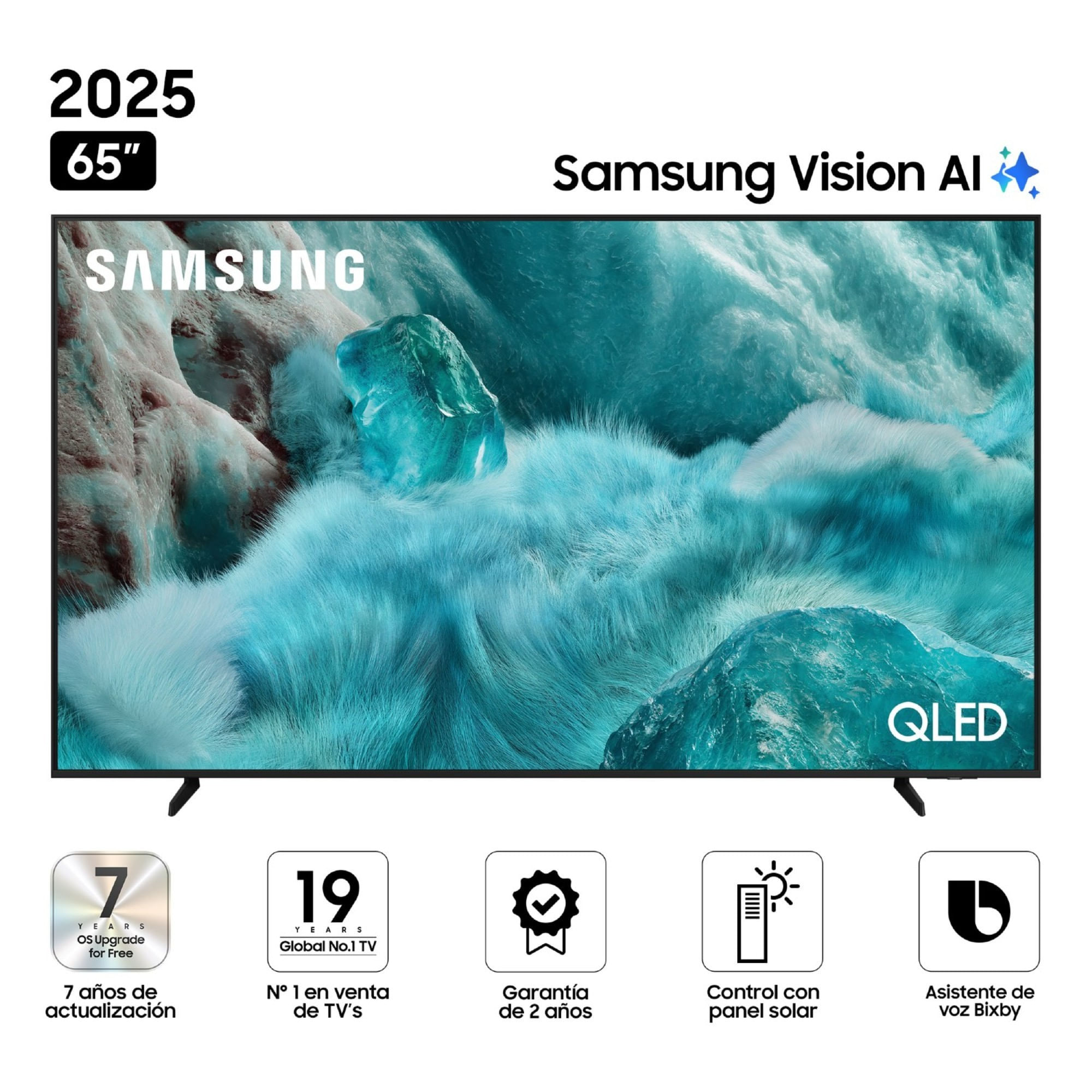 Televisor SAMSUNG QLED 65" UHD 4K Vision AI Smart TV QN65Q7FAAGXPE