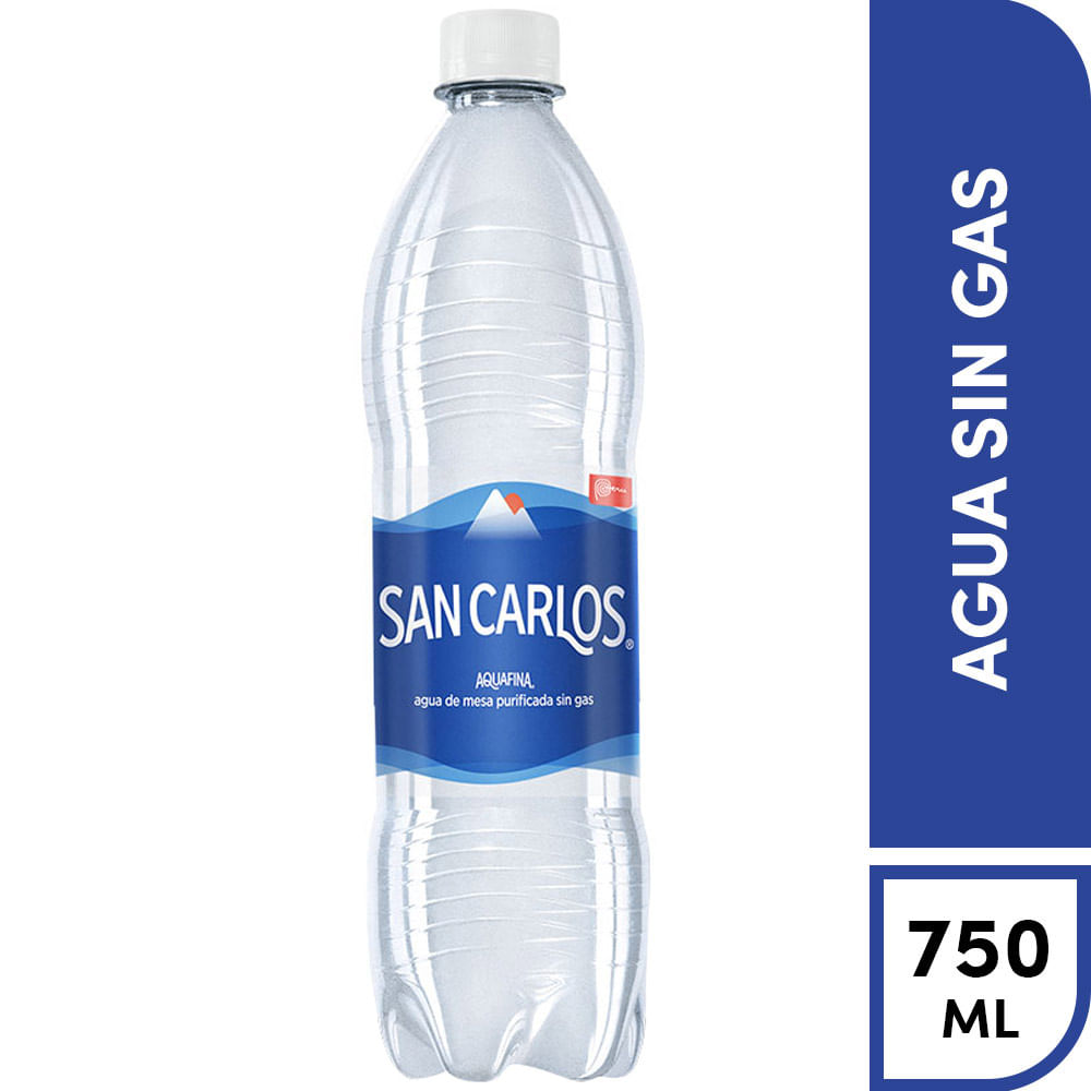 Agua sin Gas SAN CARLOS Botella 750ml