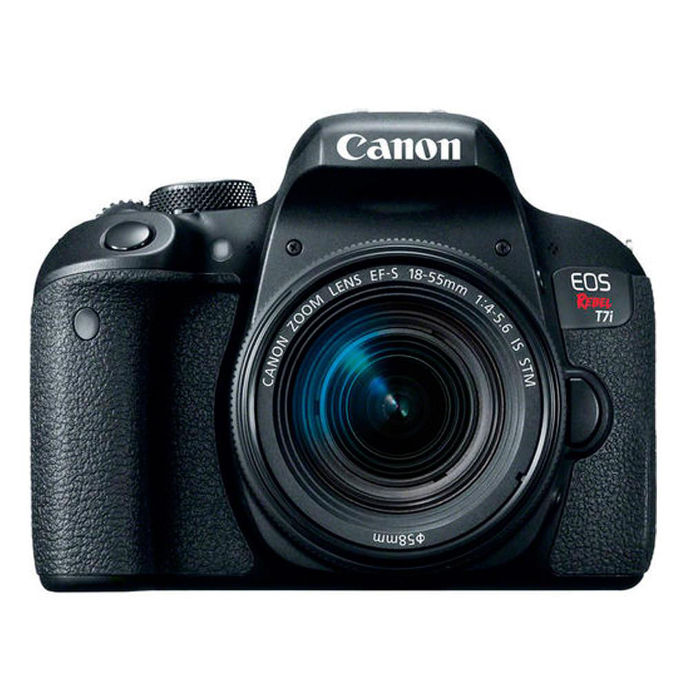Cámara Digital Canon Reflex EOS Rebel T7i-800D KIT 18-55mm