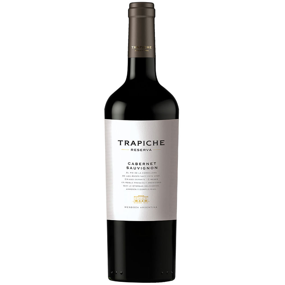 Vino Tinto TRAPICHE Cabernet Sauvignon Reserva Botella 750 ml