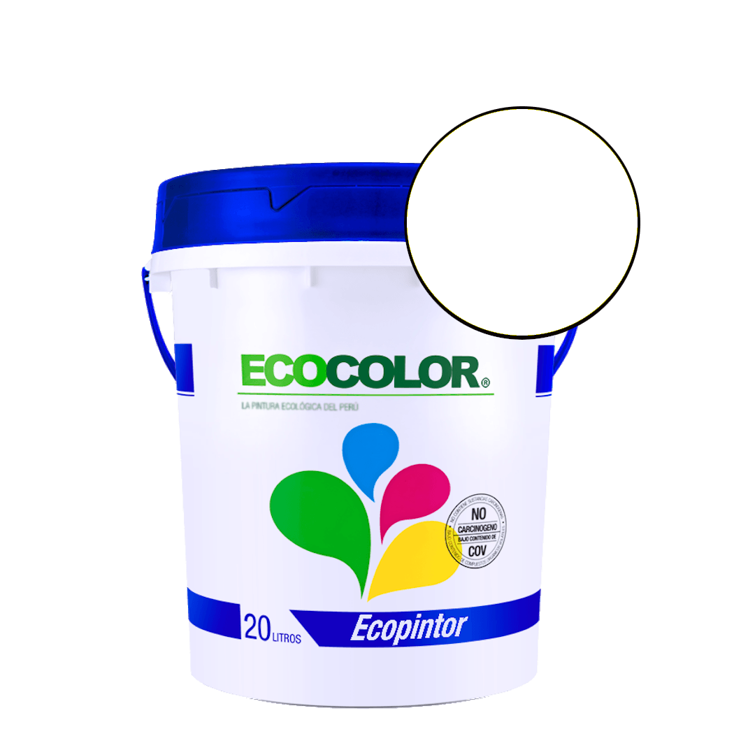 Pintura Ecológica Ecopintor 20 Litros Blanco