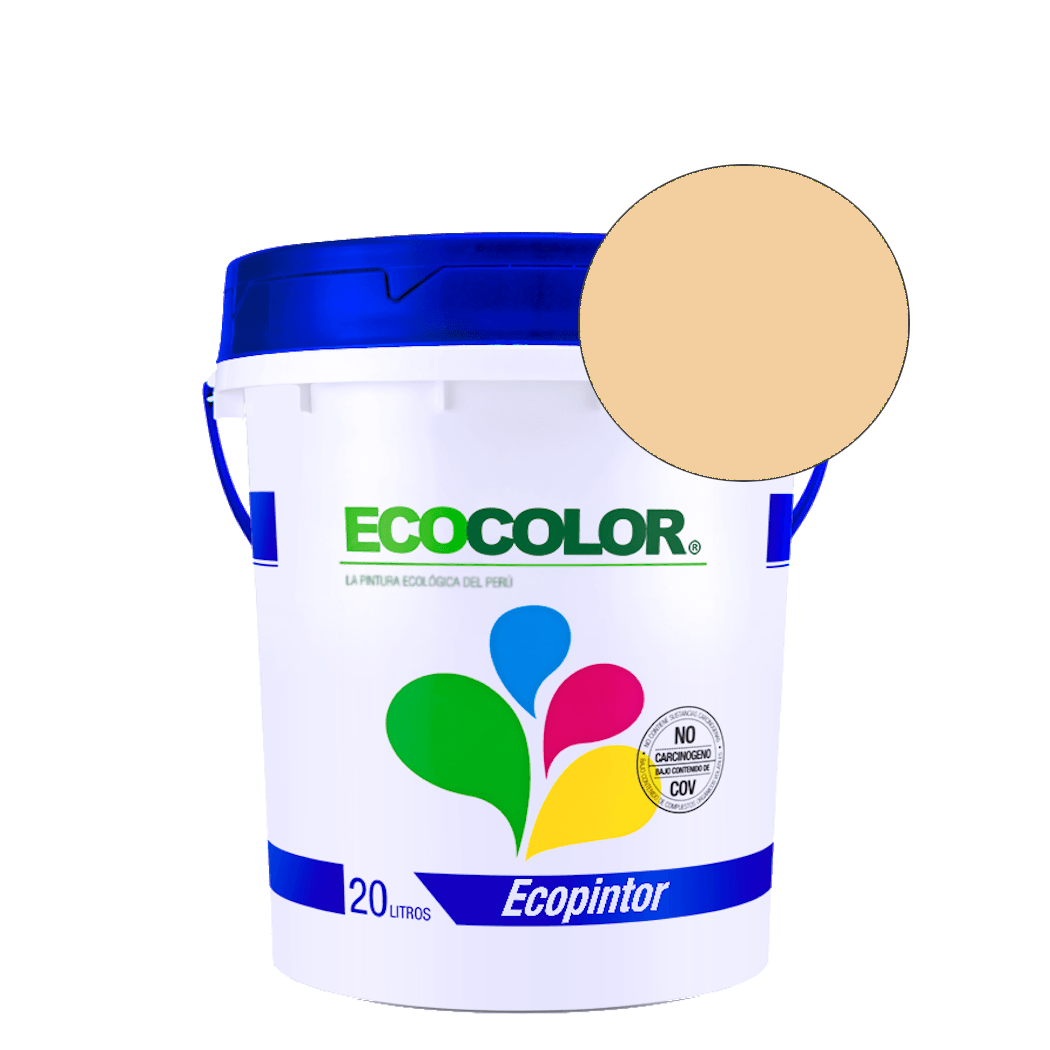 Pintura Ecológica Ecopintor 20 Litros Blanco Humo