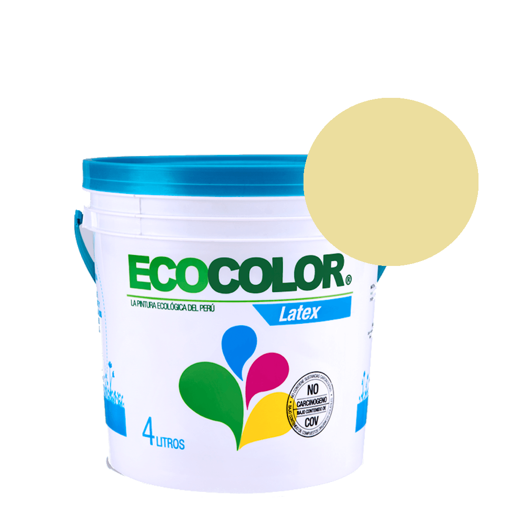 Pintura Ecológica Eco Latex 4Lts Blanco Humo