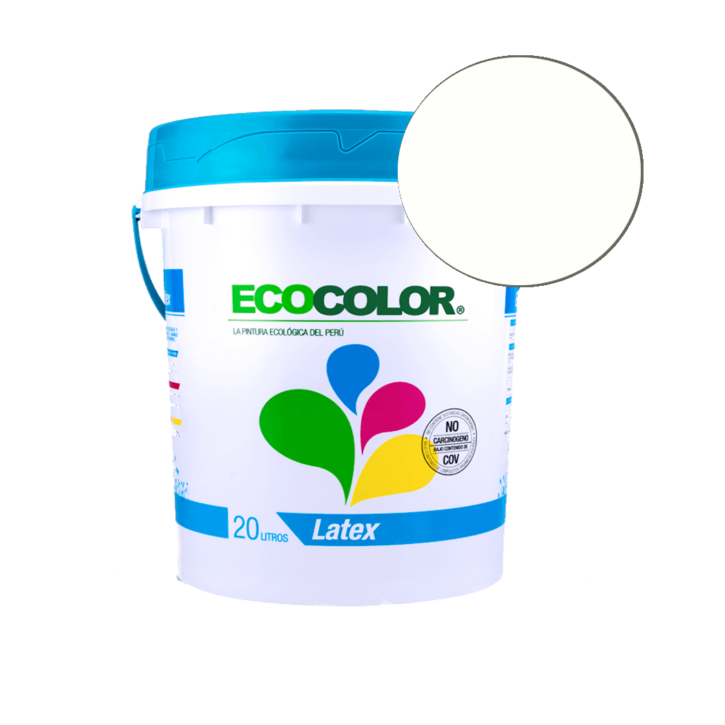 Pintura Ecológica Eco Latex 20 Lts Blanco